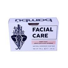 Jabón facial para piel sensible Baby Face con manzanilla 80 gr.